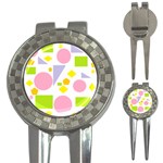 Spring Geometrics Golf Pitchfork & Ball Marker