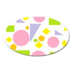 Spring Geometrics Magnet (Oval)