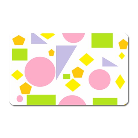 Spring Geometrics Magnet (Rectangular) from ArtsNow.com Front