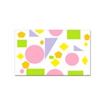 Spring Geometrics Sticker 100 Pack (Rectangle)