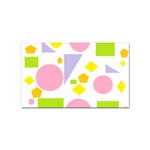 Spring Geometrics Sticker 100 Pack (Rectangle)