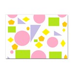 Spring Geometrics A4 Sticker 10 Pack