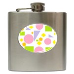 Spring Geometrics Hip Flask