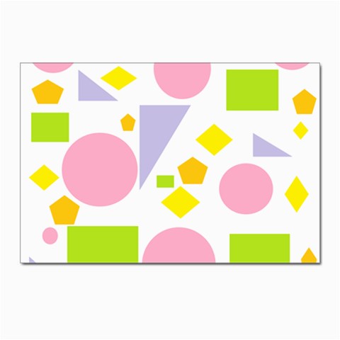 Spring Geometrics Postcards 5  x 7  (10 Pack) from ArtsNow.com Front