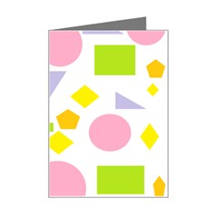 Spring Geometrics Mini Greeting Card from ArtsNow.com Left