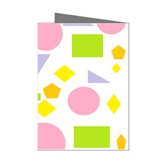 Spring Geometrics Mini Greeting Card (8 Pack) from ArtsNow.com Left