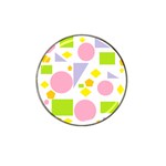 Spring Geometrics Golf Ball Marker (for Hat Clip)