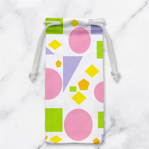 Spring Geometrics Jewelry Bag from ArtsNow.com Front