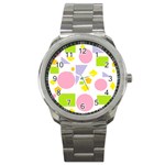 Spring Geometrics Sport Metal Watch