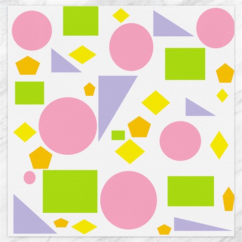 Spring Geometrics Canvas 20  x 20  (Unframed) from ArtsNow.com 19 x19.27  Canvas - 1