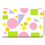 Spring Geometrics Large Door Mat