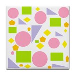 Spring Geometrics Face Towel