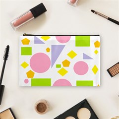 Spring Geometrics Cosmetic Bag (Medium) from ArtsNow.com Front