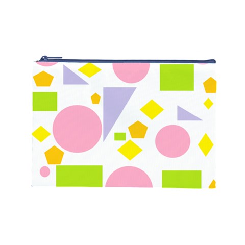 Spring Geometrics Cosmetic Bag (Large) from ArtsNow.com Front