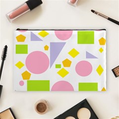 Spring Geometrics Cosmetic Bag (Large) from ArtsNow.com Front