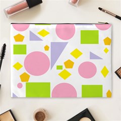 Spring Geometrics Cosmetic Bag (XL) from ArtsNow.com Back