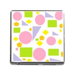 Spring Geometrics Memory Card Reader with Storage (Square)