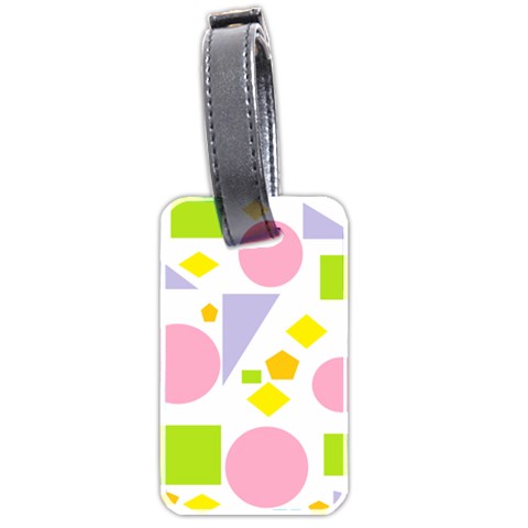 Spring Geometrics Luggage Tag (Two Sides) from ArtsNow.com Front