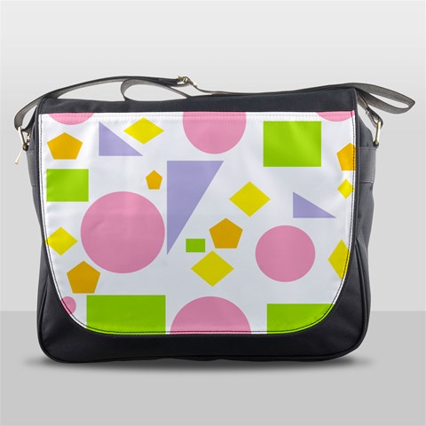 Spring Geometrics Messenger Bag from ArtsNow.com Front