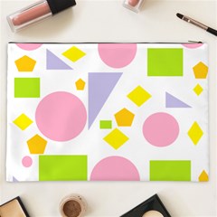 Spring Geometrics Cosmetic Bag (XXL) from ArtsNow.com Back