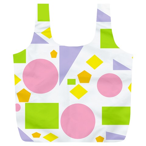 Spring Geometrics Reusable Bag (XL) from ArtsNow.com Front