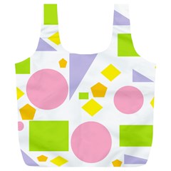 Spring Geometrics Reusable Bag (XL) from ArtsNow.com Front