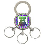 Mine 3-Ring Key Chain
