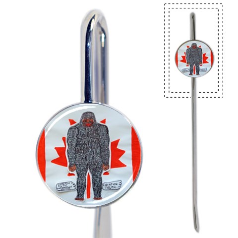 Big Foot A, Canada Flag Bookmark from ArtsNow.com Front
