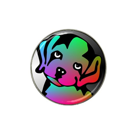 Dog Golf Ball Marker 4 Pack (for Hat Clip) from ArtsNow.com Front