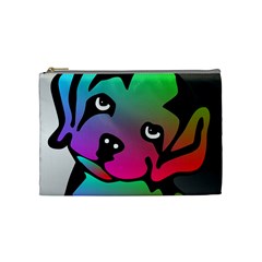 Dog Cosmetic Bag (Medium) from ArtsNow.com Front