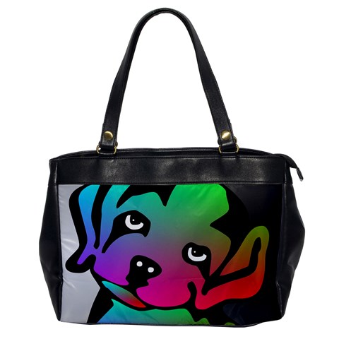 Dog Oversize Office Handbag (One Side) from ArtsNow.com Front