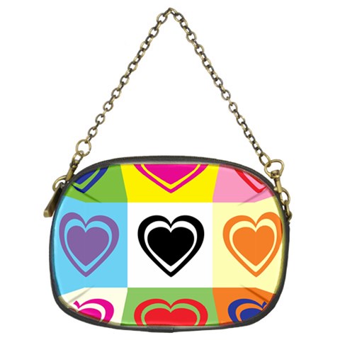 Hearts Chain Purse (Two Sided)  from ArtsNow.com Front
