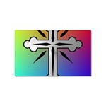 Cross Sticker (Rectangle)