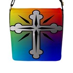 Cross Flap Closure Messenger Bag (Large)