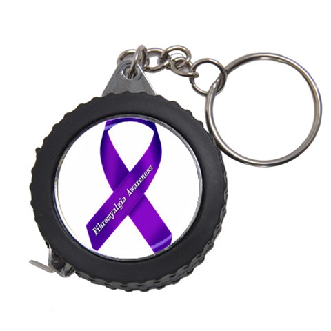 Fibro Awareness Ribbon Measuring Tape from ArtsNow.com Front