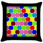 Color Black Throw Pillow Case