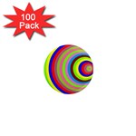 Color 1  Mini Button Magnet (100 pack)