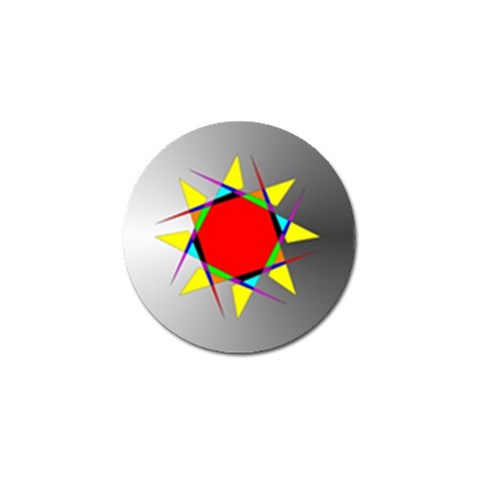 Star Golf Ball Marker 4 Pack from ArtsNow.com Front