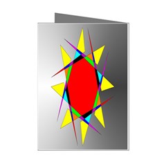 Star Mini Greeting Card (8 Pack) from ArtsNow.com Left