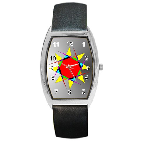 Star Tonneau Leather Watch from ArtsNow.com Front