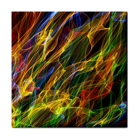 Abstract Smoke Ceramic Tile from ArtsNow.com Front