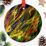 Abstract Smoke Round Ornament