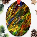 Abstract Smoke Oval Ornament