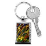 Abstract Smoke Key Chain (Rectangle)