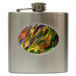 Abstract Smoke Hip Flask