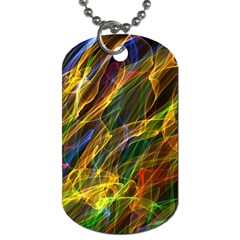 Abstract Smoke Dog Tag (Two Back