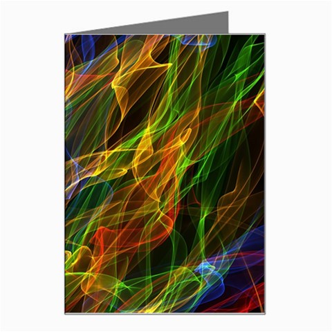 Abstract Smoke Greeting Card from ArtsNow.com Left