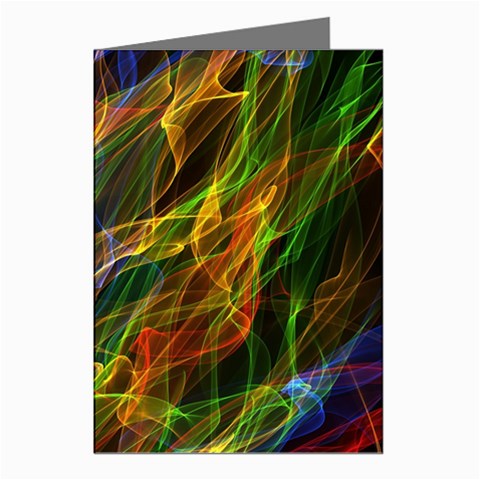 Abstract Smoke Greeting Card (8 Pack) from ArtsNow.com Left