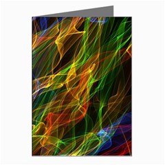 Abstract Smoke Greeting Card (8 Pack) from ArtsNow.com Left