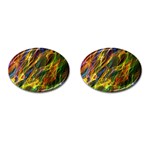 Abstract Smoke Cufflinks (Oval)